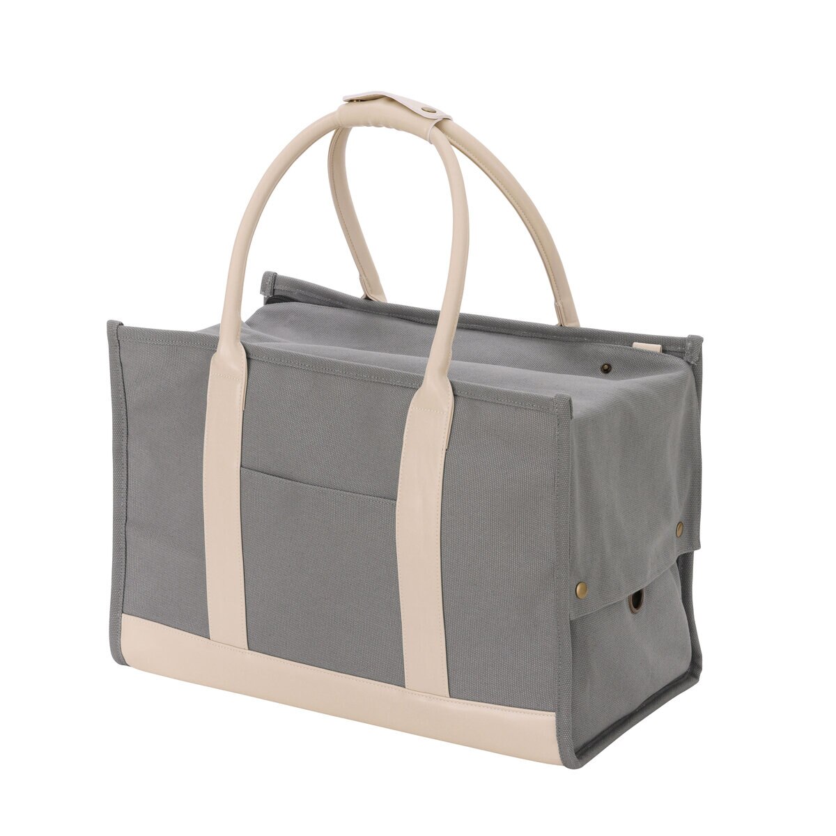 キャンバス トート キャリー L サイズ グレー