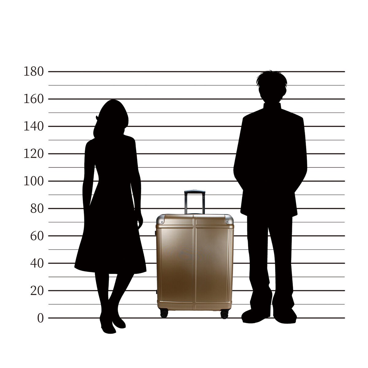 ACE RONSON 87-101L スーツケース 053730813 ゴールド | Costco Japan