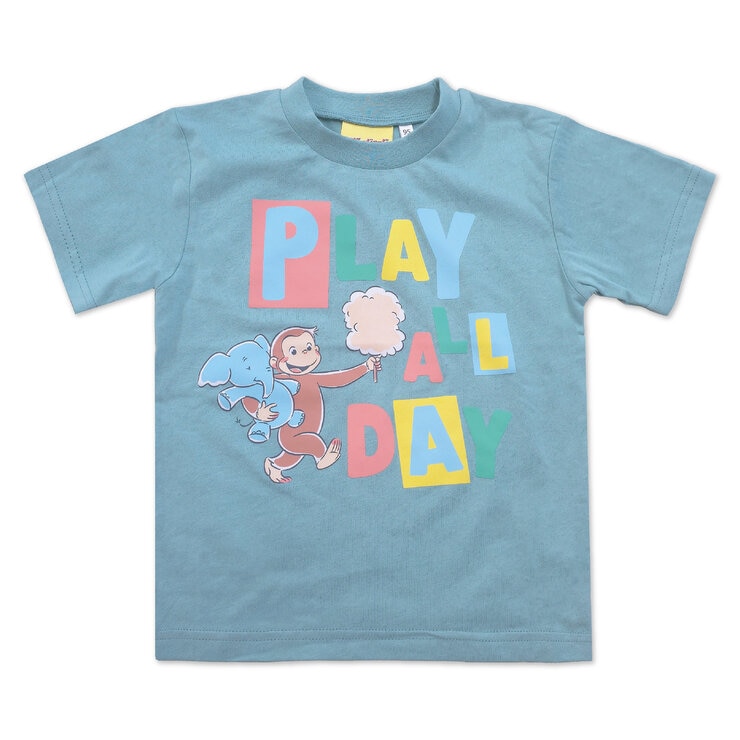 おさるのジョージ キッズ 半袖 Tシャツ 4枚組 アソートD 120