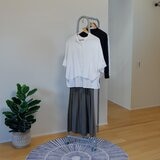 COLLEND(コレンド) アイアンハンガーラック スリム IHR-S-GY グレイ