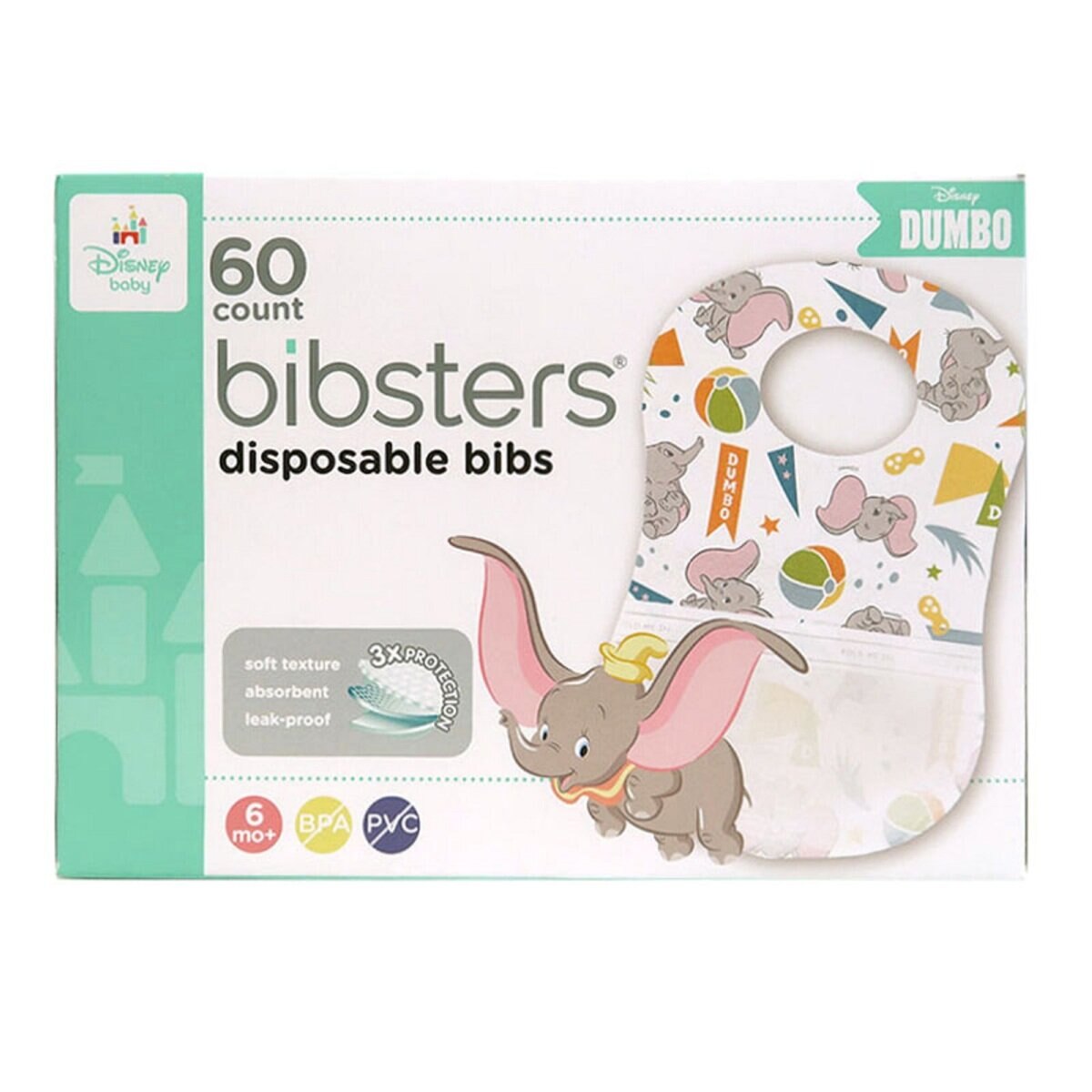 ディズニービブスター 使い捨てエプロン60枚入り ダンボ