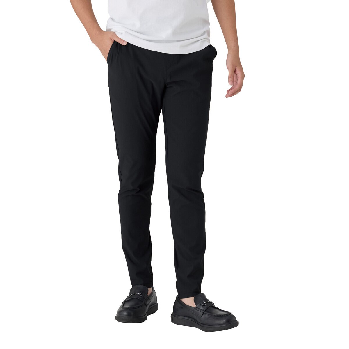 ボディワイルド メンズ ストレッチパンツ ブラック XL