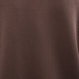 カークランドシグネチャー レディース アクティブ リブトップ フリント ブラウン M