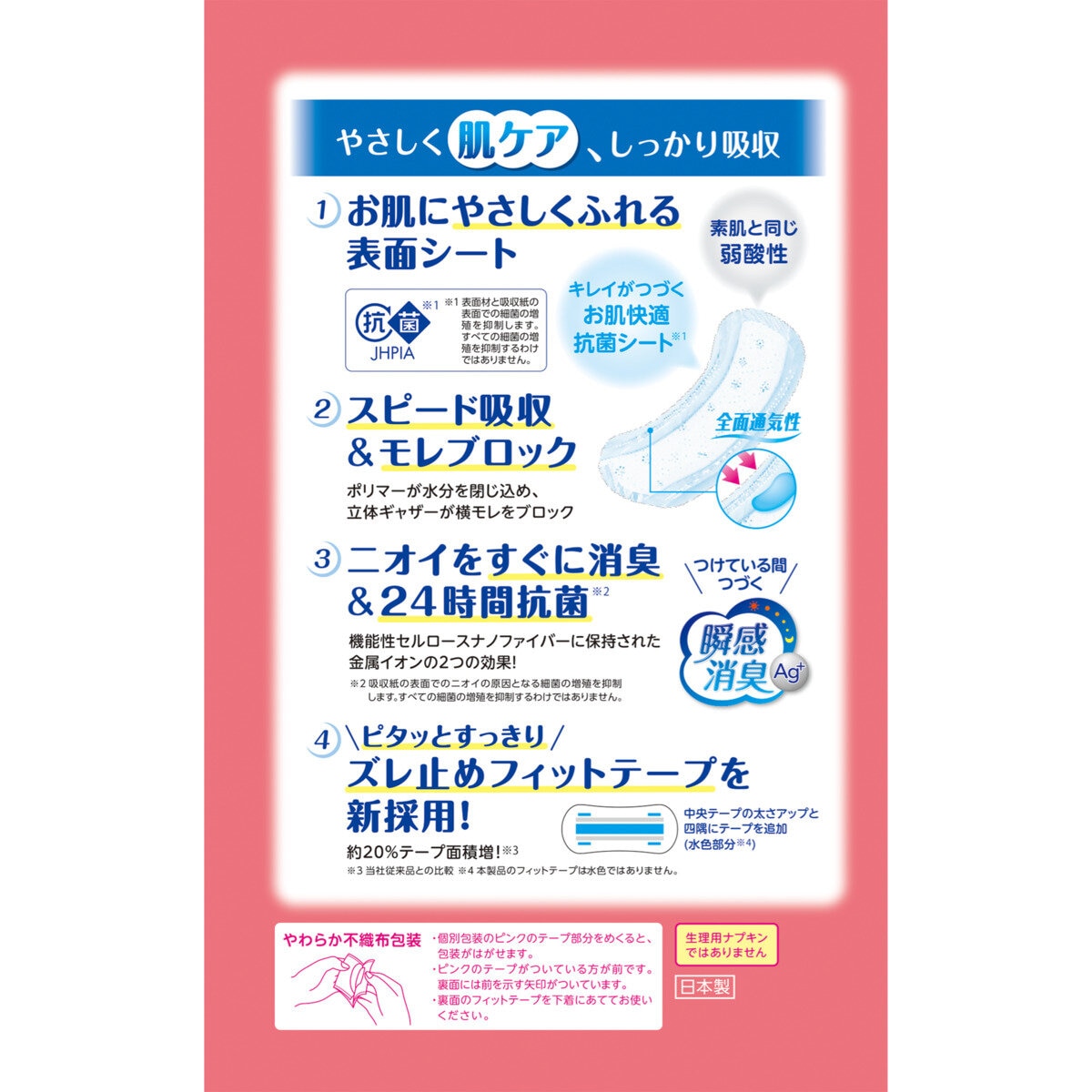 ポイズさらさら吸水ナプキン 100cc 24枚