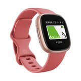 fitbit Versa 4 健康管理スマートウォッチ FB523RGRW-FRCJK ピンクサンド／カッパーローズアルミニウム