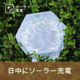 7Life LEDソーラーライト クリスタル ４個セット