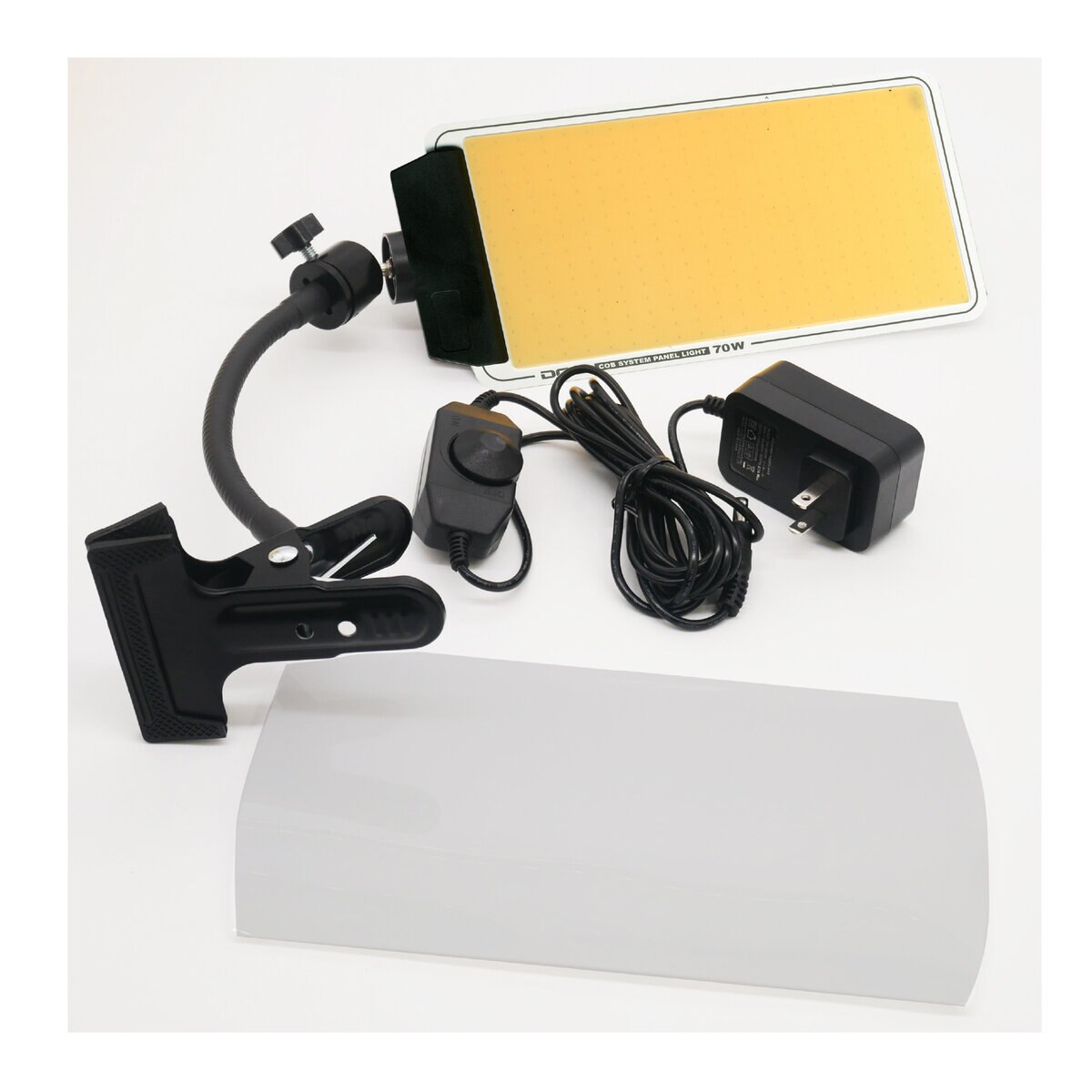 MTO DC12 COB LED パネル フレキシャフトライト クリップタイプ