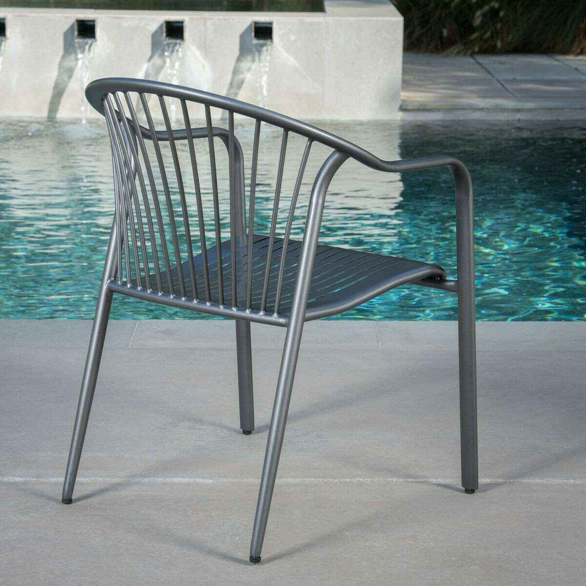 サンヴィラ Stowe Barrel スタッキング チェア