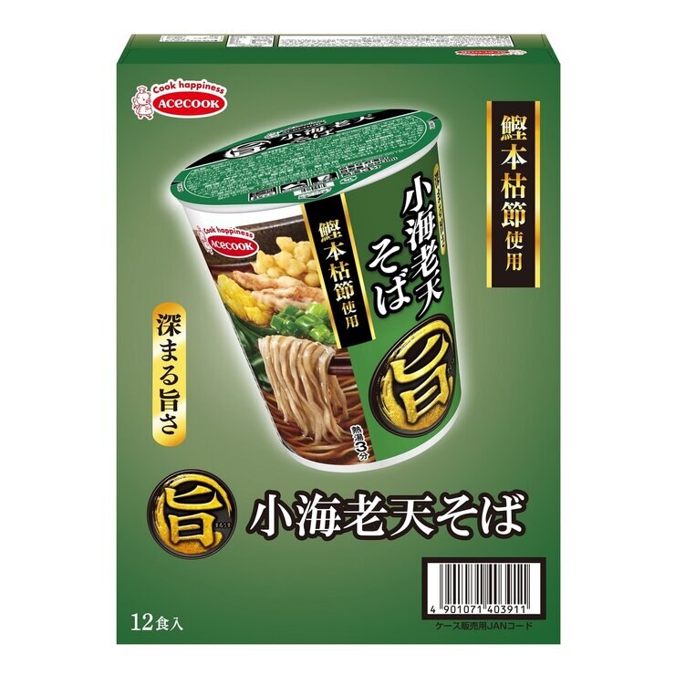 エースコック小海老天そば 12食 エースコック小海老天そば 12食