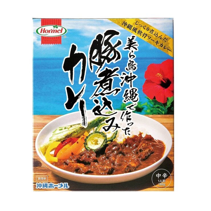 沖縄ホーメル 美ら島沖縄で作った豚煮込みカレー 180g 沖縄ホーメル 美ら島沖縄で作った豚煮込みカレー 180g