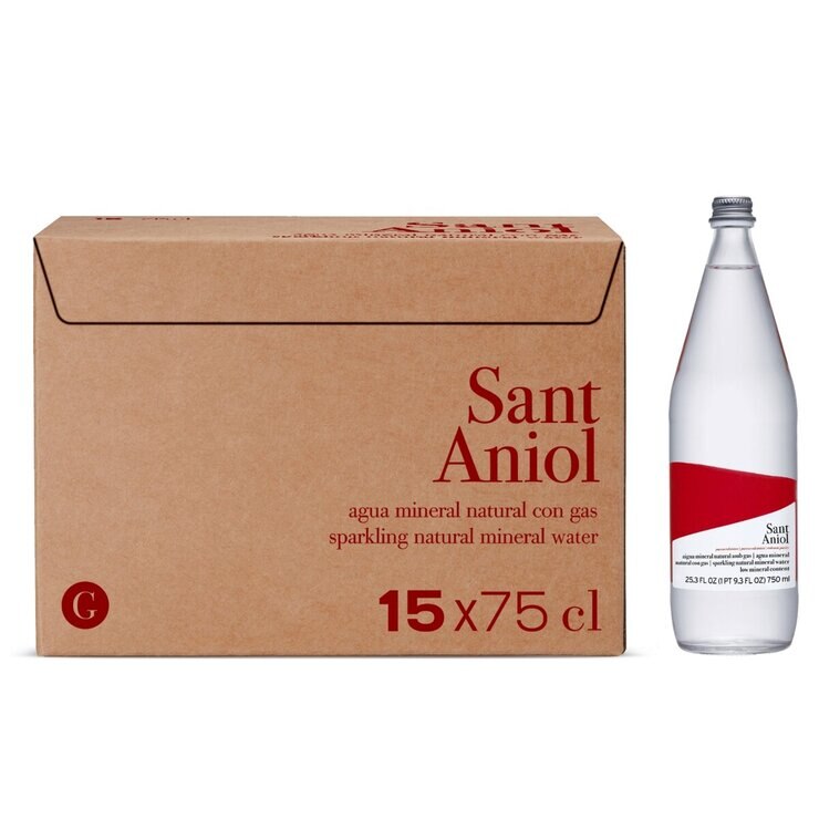 サンタニオル スパークリングウォーター 750ml x 15本 サンタニオル スパークリングウォーター 750ml x 15本