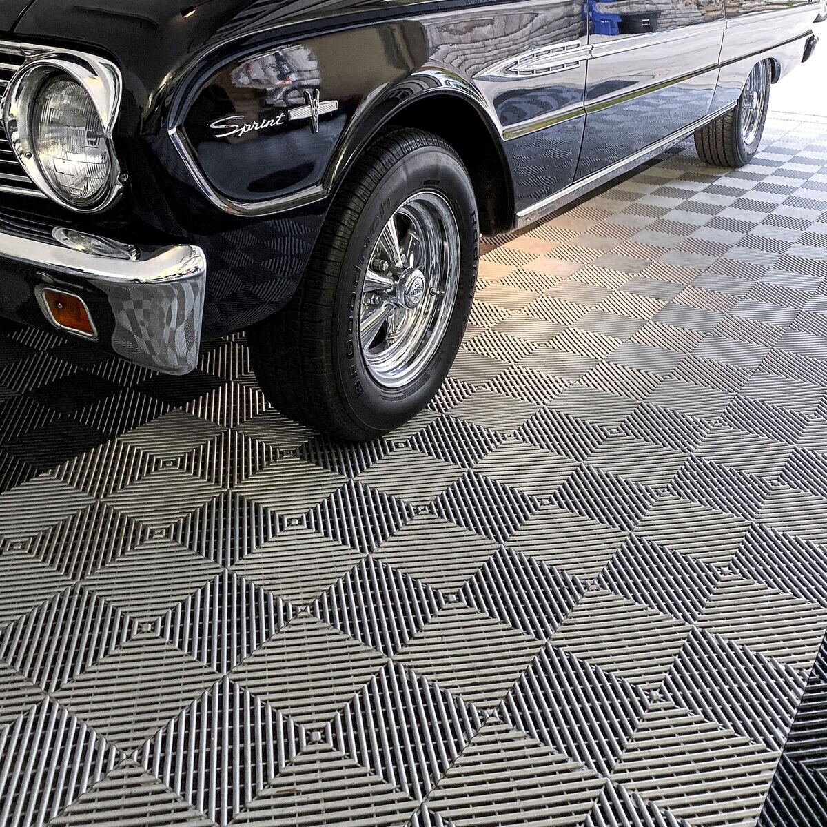 Moto Floor セルフドレイン ガレージフロアタイル 48枚 | Costco Japan