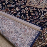 ウィルトン織りマット ベルミラ 50 x 80cm ネイビー