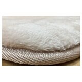 極厚フランネルラグ すべり止め付き 180cm x 230cm ピンクベージュ