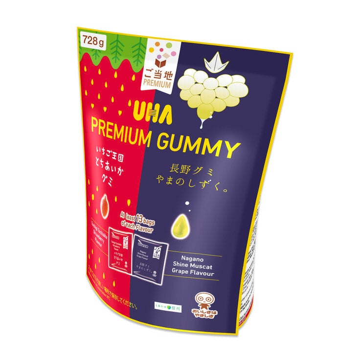 UHA ご当地 Premiumグミ とちあいか&やまのしずく 26袋入り 728g