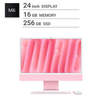 Apple/iMac 24インチ/12コアCPU/12コアGPU/M6チップ/16GB/256GB SSD/ピンク