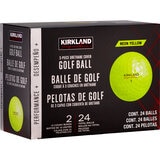 カークランドシグネチャー 3ピースゴルフボール バージョン2.0 イエロー 24個入り