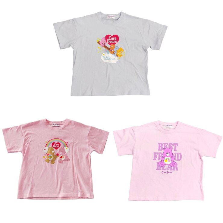 ケアベア Kids 半袖 Tシャツ 3枚組 アソート C 130