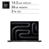 Apple/MacBook Pro 14インチ/18コアCPU/ 32コアGPU/M5 Maxチップ /36GB/2TB SSD-スペースブラック