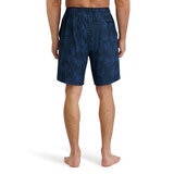 カークランドシグネチャー メンズ 水着ショーツ ネイビーファーン S