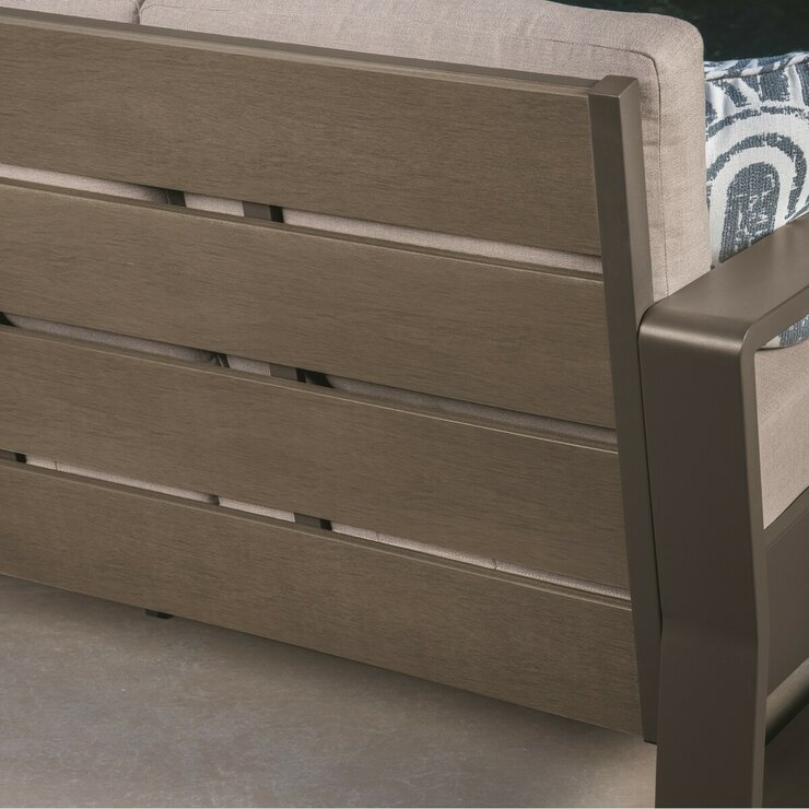 サンヴィラ Beckett 屋外用テーブル & ソファ 4点セット