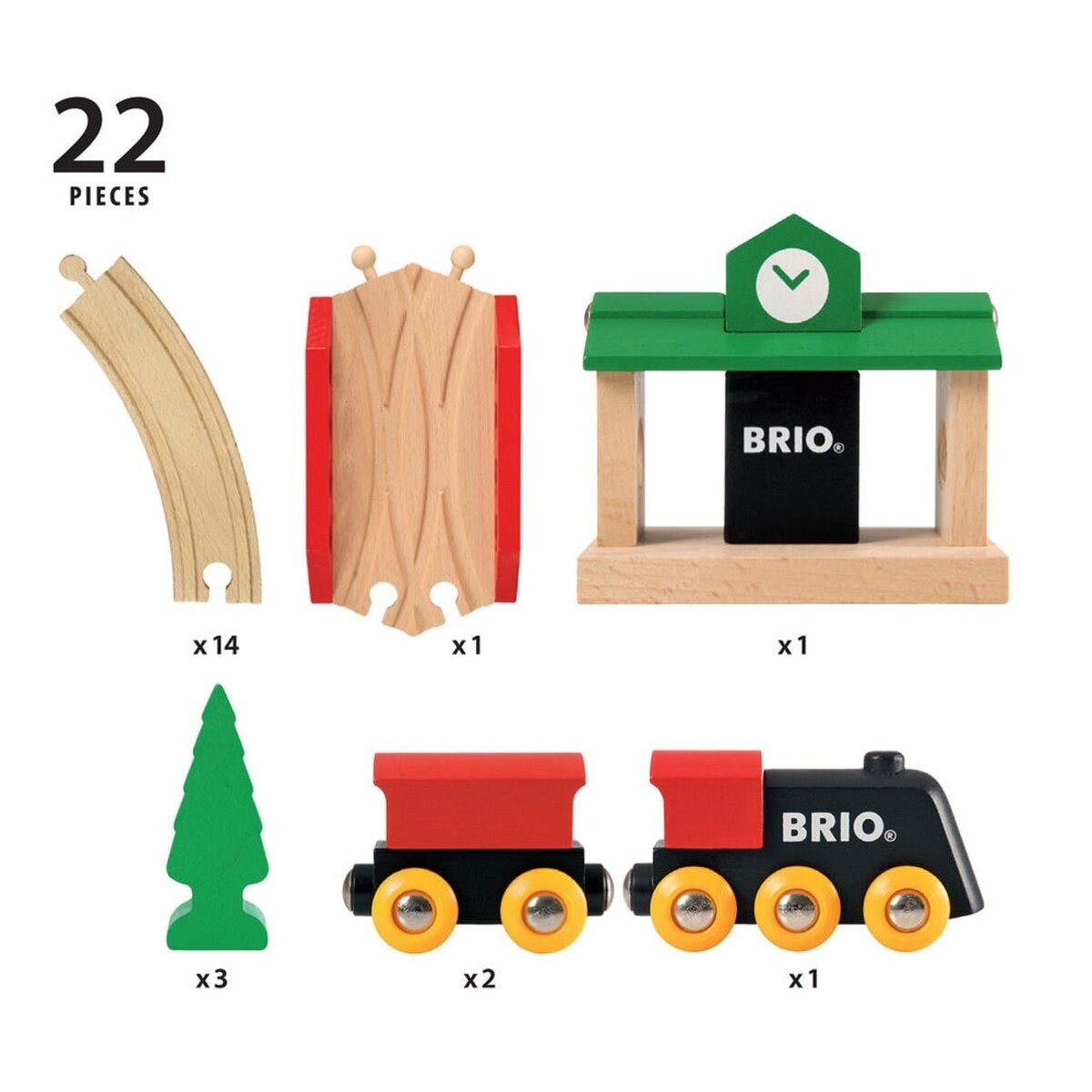 BRIO (ブリオ) クラシックレール 8の字セット [ 木製レール おもちゃ ] 33028 wgteh8f