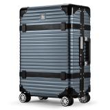 ランツォ スーツケース バイキング 24インチ 47L グレー X ブラック