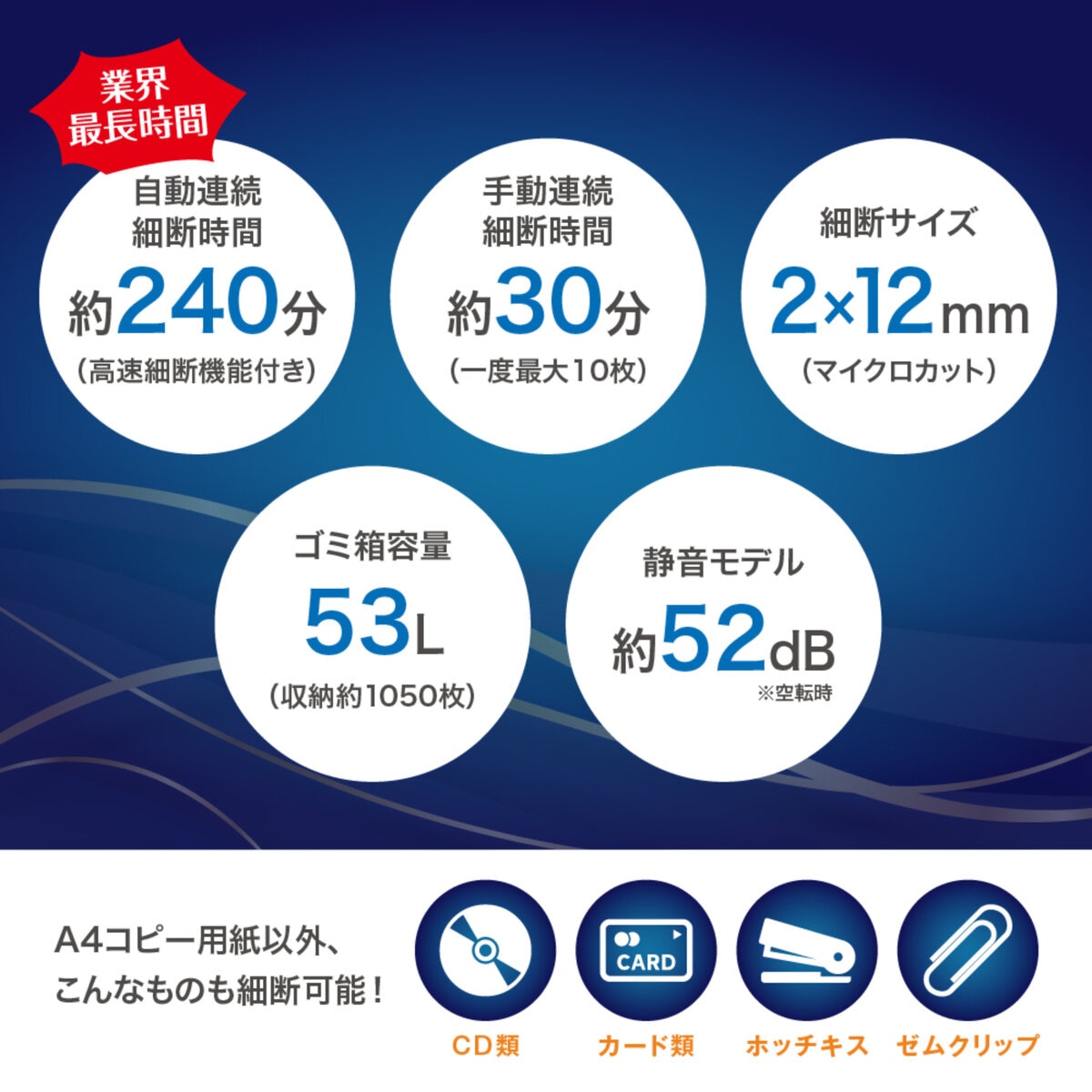 オーロラ マイクロカットシュレッダー AF470MQ オーロラ マイクロカットシュレッダー AF470MQ