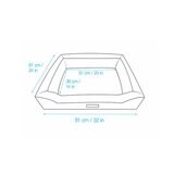 カークランドシグネチャー 61cm x 81cm ボルスターカドラーグレープリント