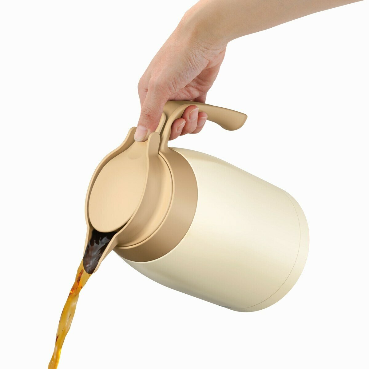 サーモス ステンレス ハンド ポット 1.5L クリームホワイト | Costco Japan