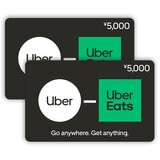 Uber デジタルギフトカード 5,000円 x 2