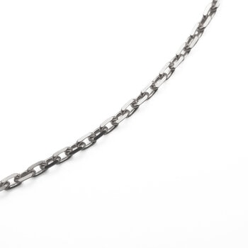 プラチナ チェーンカットアズキネックレス 45cm 幅 1.2ｍｍ 約3.5g