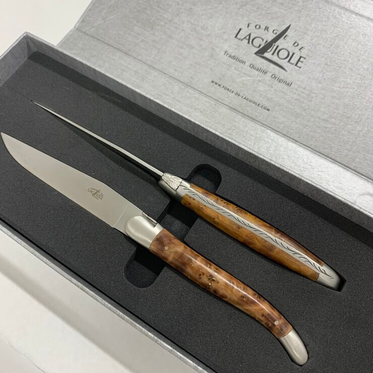 フォルジュ ド ライヨール テーブルナイフ スーヤ 2本セット フォルジュ ド ライヨール テーブルナイフ スーヤ 2本セット