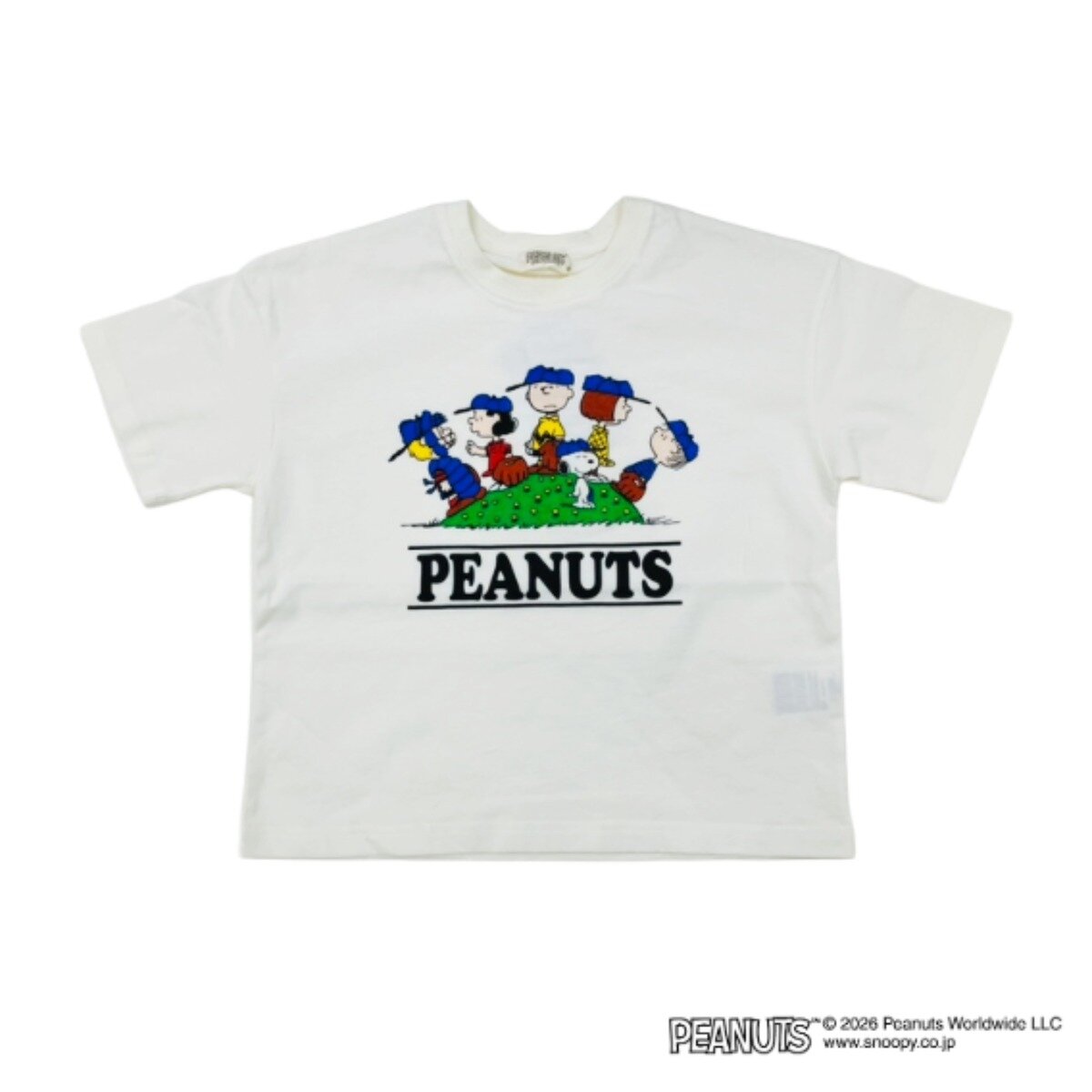 スヌーピー(ピーナッツ) キッズ 半袖 Tシャツ 3枚組 アソートD 100