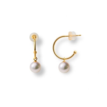 あこやパール 18K イエローゴールド 6.5ｍｍ ピアス