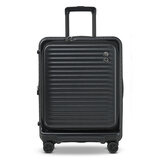 エコーラック セレストラ フロントオープンスーツケース 機内持ち込みサイズ 20インチ 38L ブラック