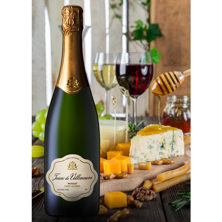 ジャン ドゥ ヴィルヌーヴ スパークリングワイン ノンアルコール 750ml