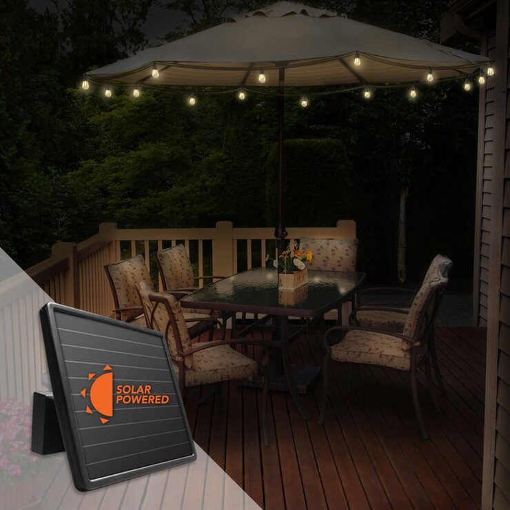 Sunforce LED ソーラーストリングライト 10m 15球 屋外用 Sunforce LED ソーラーストリングライト 10m 15球 屋外用