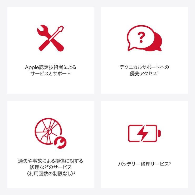 AppleCare+ MacBook Air 15インチ M3用
