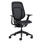 スチールケース カーマンチェア ブラックフレーム／ブラック