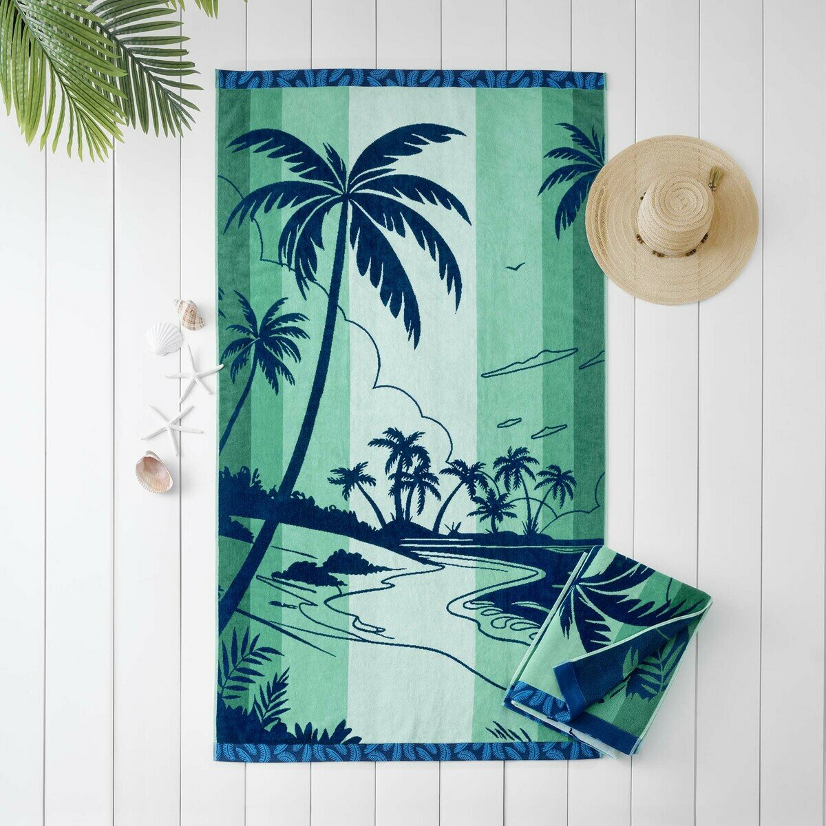 大判ビーチタオル 101cm x 182cm