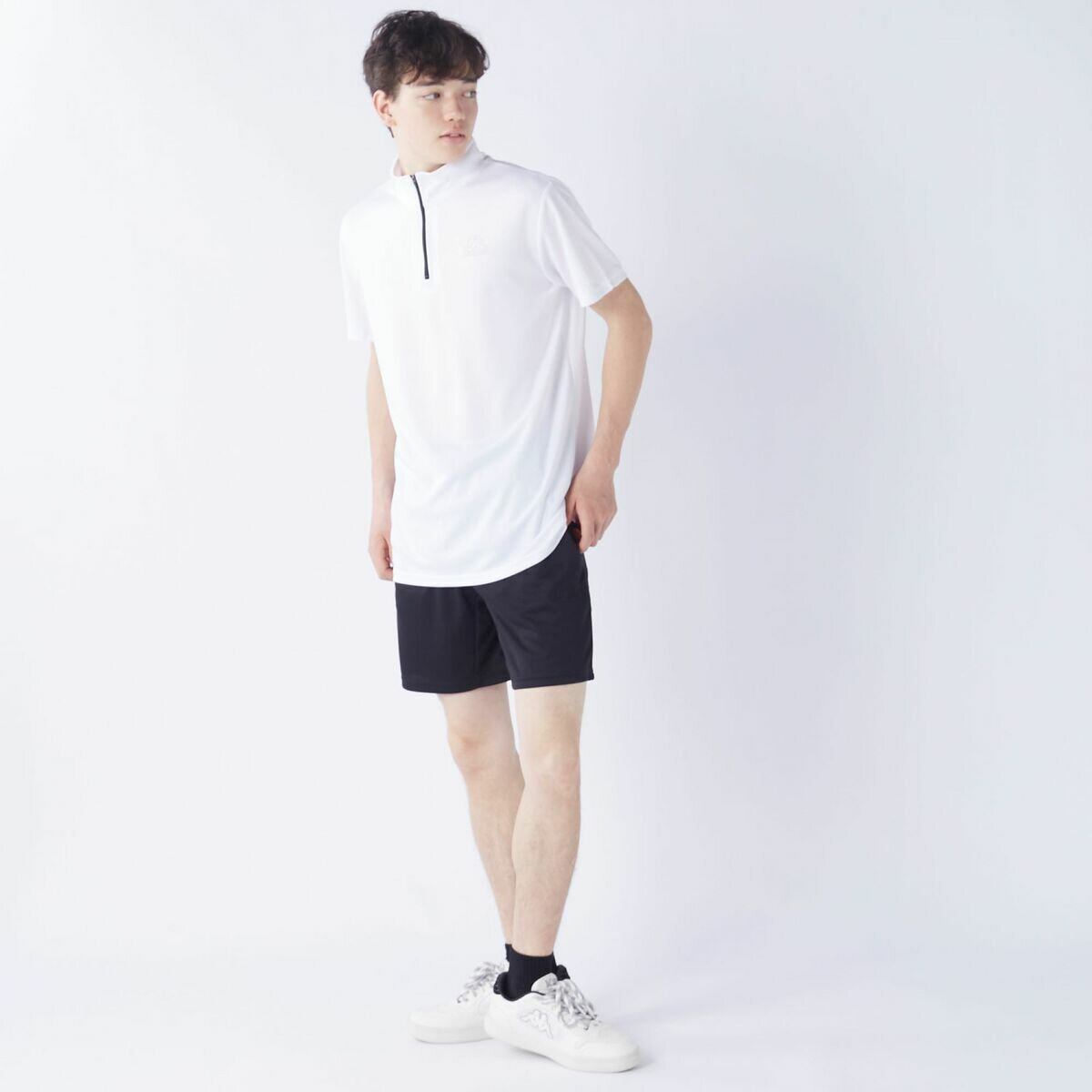 カッパ メンズ アクティブ ショートパンツ / ブラック / M