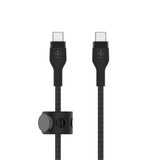 Belkin BoostCharge Pro Flex USB-C to USB-C ケーブル 60W 1m ブラック CAB011BT1MBK