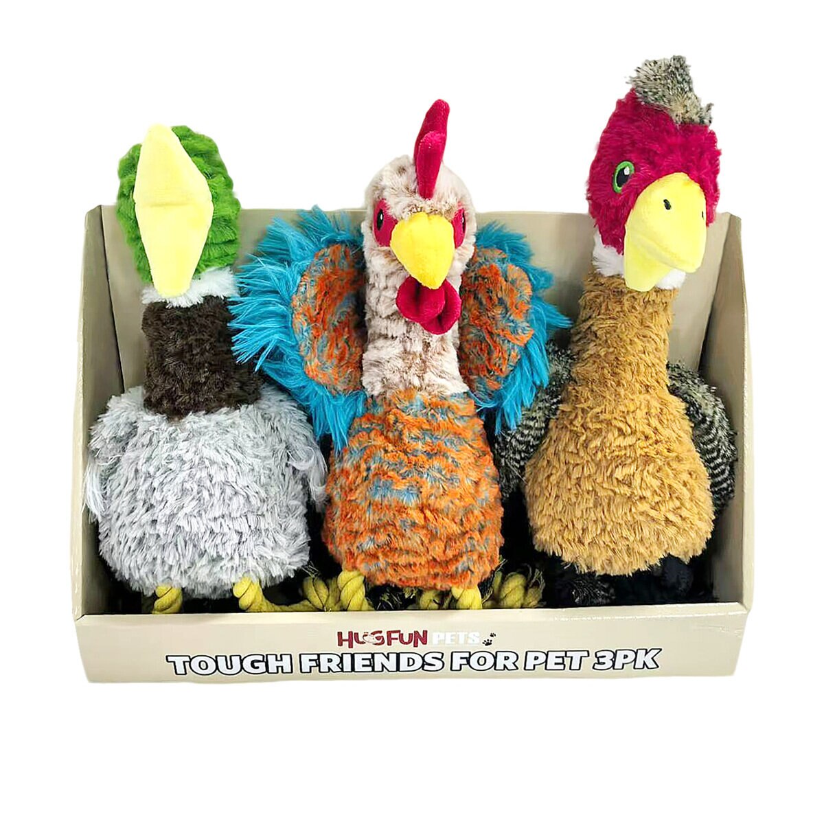ハグファンフレンド ペット用おもちゃ 3個