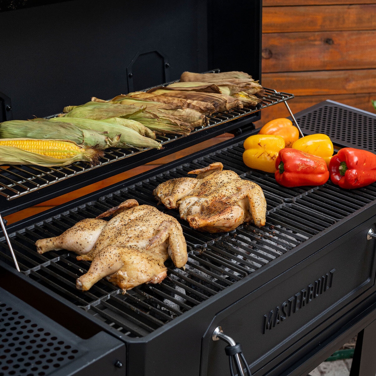 Masterbuilt 36インチ チャコール ワゴン BBQ グリル