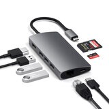 Satechi USB-Cマルチポートアダプター4K with イーサーネット V2