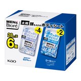 メンズビオレ 顔もふけるボディシート 28枚 x6個