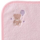 今治 フード付きベビーおくるみタオル クマ 約80cm x 80cm