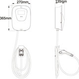 EVstand EV車用充電器 3kW