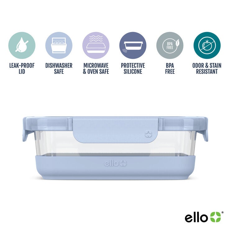 ELLO ガラス食品保存容器 10点セット ELLO ガラス食品保存容器 10点セット